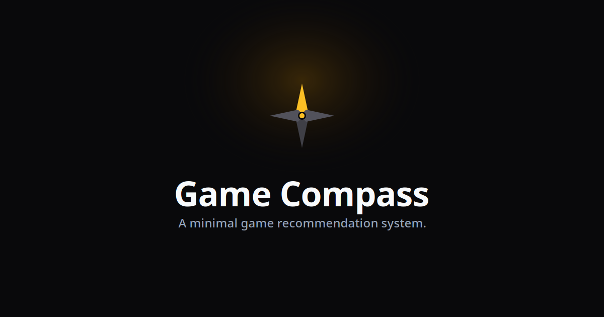 Game Compass | Find what to play next